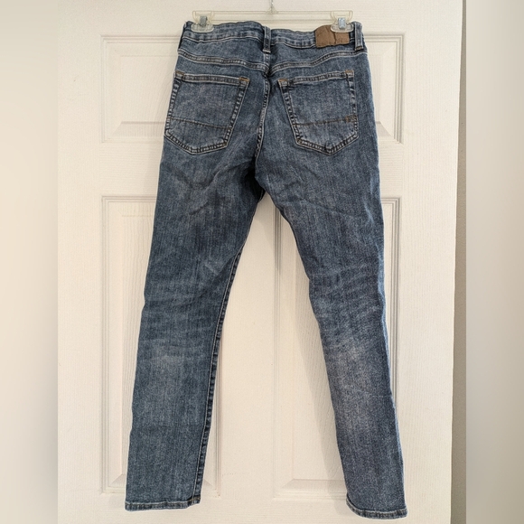 Aero Aeropostale Distressed Skinny Acid Wash Denim Jeans 28x30 - Picture 4 of 8